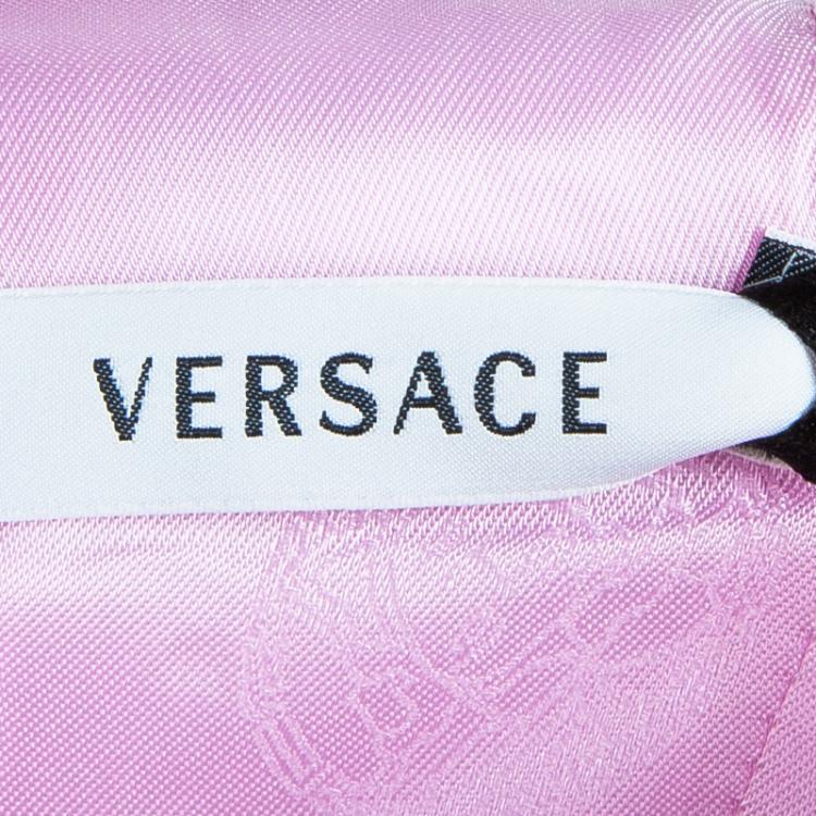 Pre Owned Versace Blush Pink Sleeveless Dress M