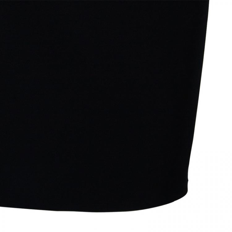 Pre Owned Versace Black One Shoulder Dress M