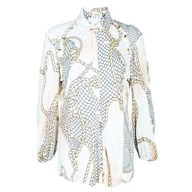 مملوكة مسبقًا Versace Collection Multicolor Top L