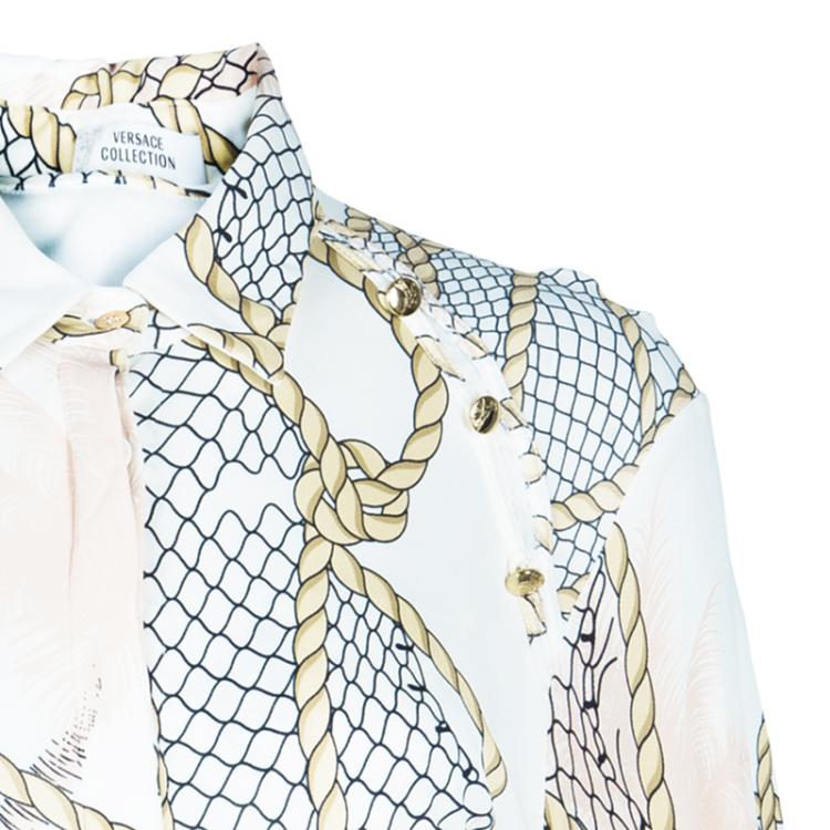 مملوكة مسبقًا Versace Collection Multicolor Top L