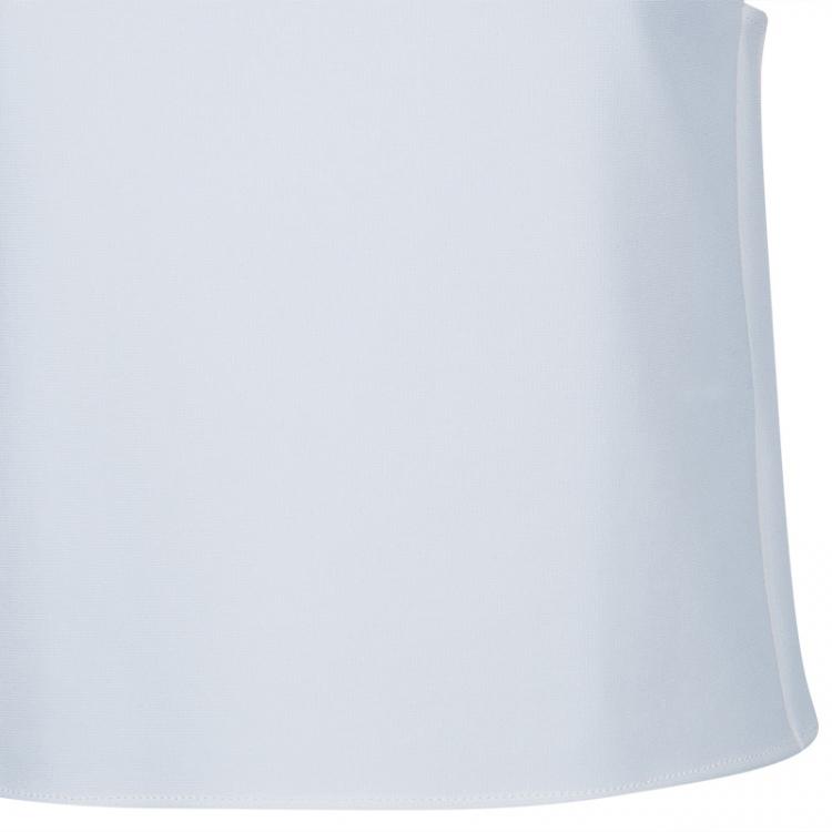 Pre Owned Versace Off-white Short Sleeve Top S