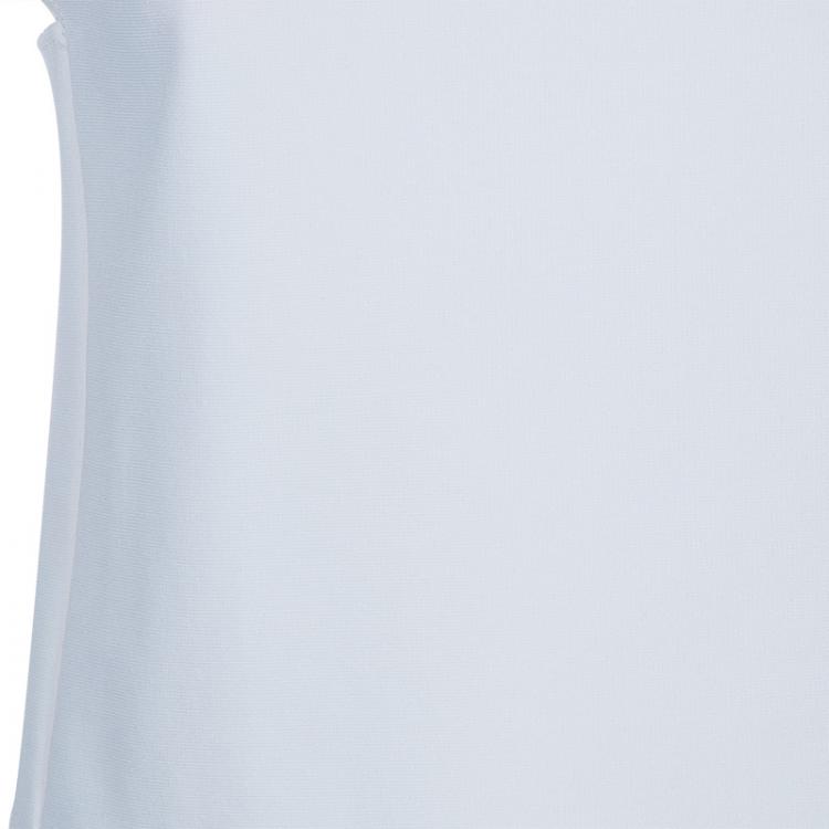 Pre Owned Versace Off-white Short Sleeve Top S