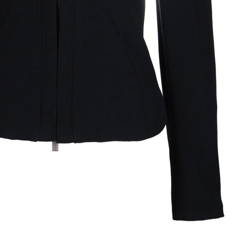 Pre Owned Versace Black Skirt Suit L