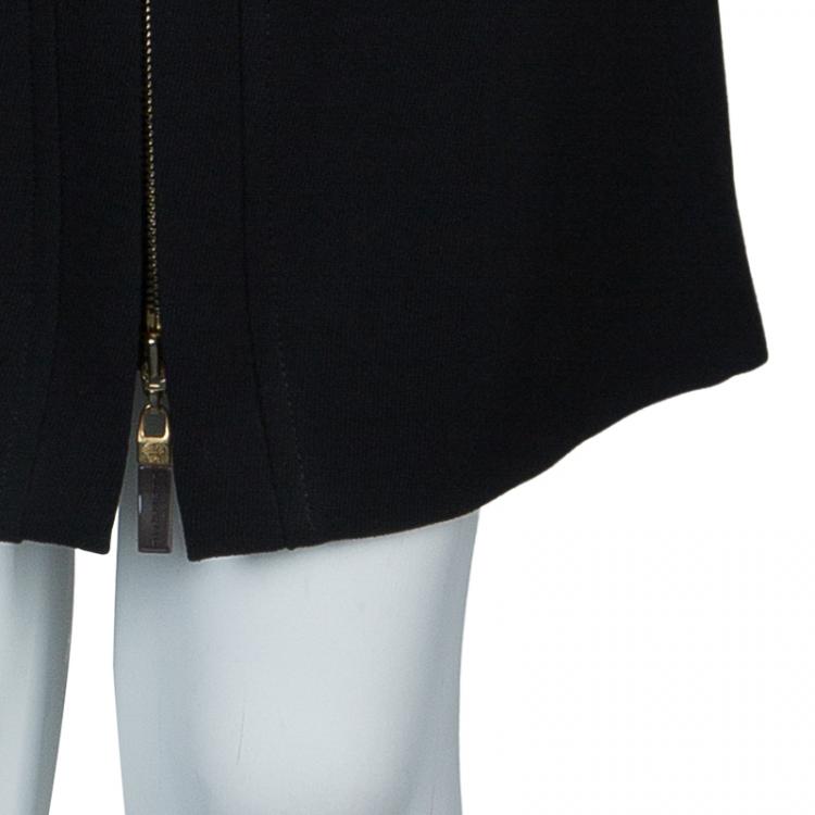 Pre Owned Versace Black Skirt Suit L