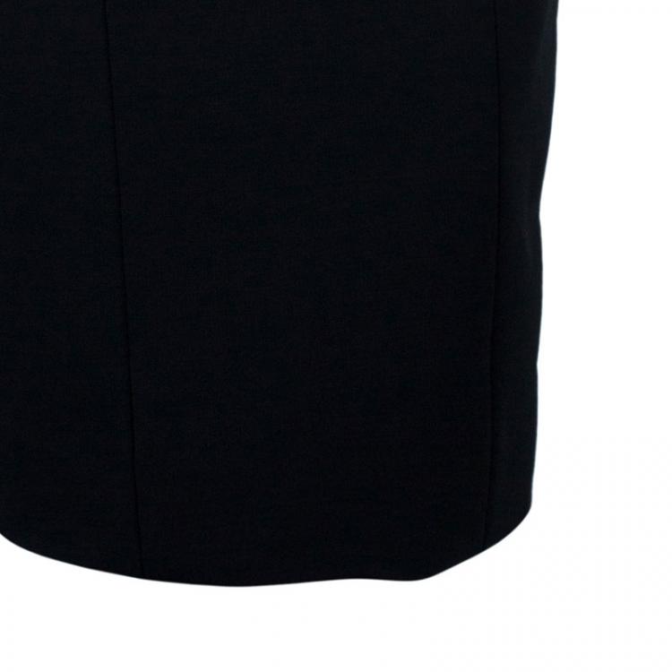 مملوكة مسبقًا Victoria Beckham Black Mesh Body-Con Dress S