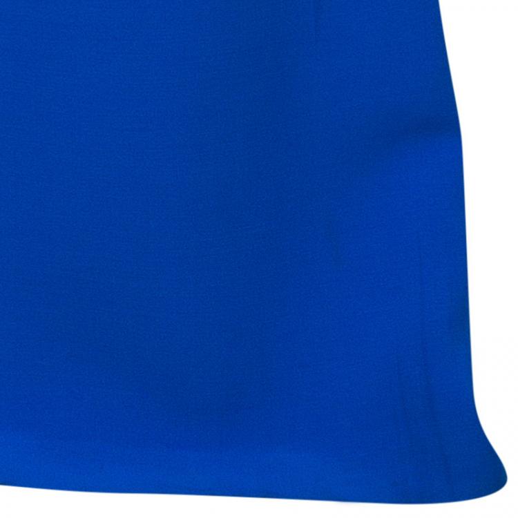 Pre Owned Victoria Beckham Blue Panel Gown M