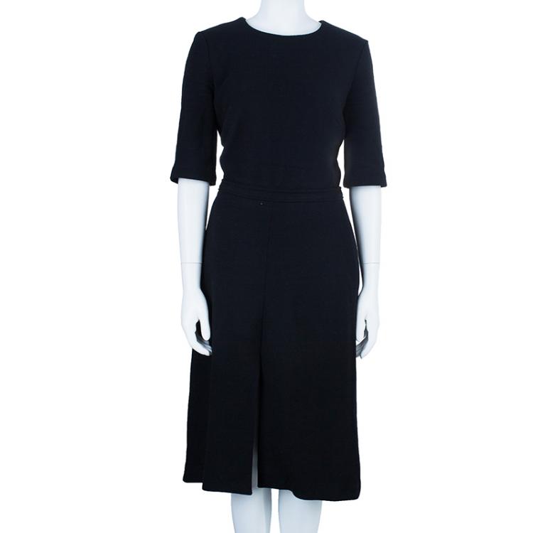 Pre Owned VICTORIA Victoria Beckham Black Mini Dress L