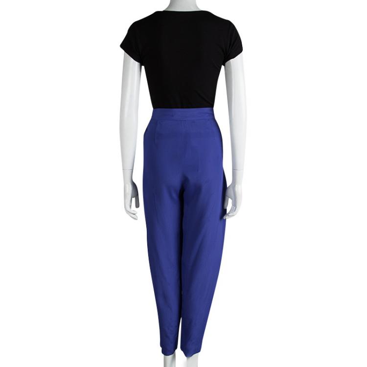 Pre Owned Vivienne Westwood Anglomania Blue Elasticized Waist  Realm Trousers S