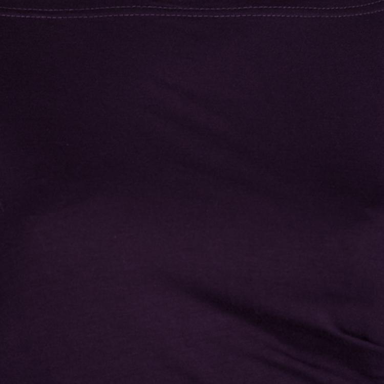 Pre Owned Vivienne Westwood Anglomania Purple Knit Draped Midi Dress S
