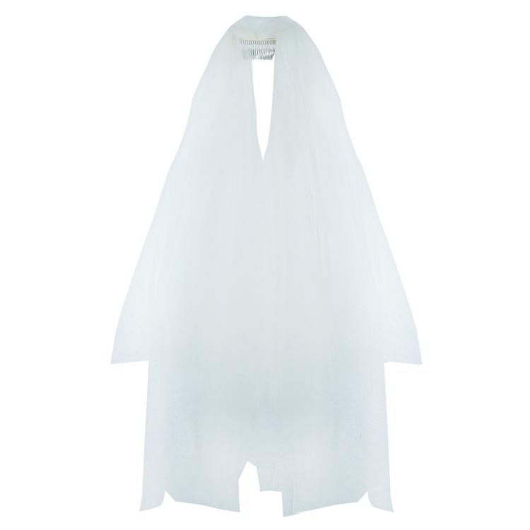 Pre Owned White By Vera Wang Strapless Ivory Ruffle Wedding Gown XS