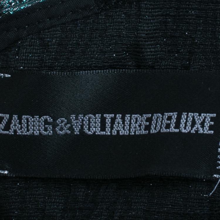 Pre Owned Zadig and Voltaire Metallic Top S