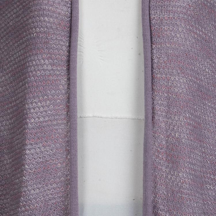 مملوكة مسبقًا Zadig and Voltaire Purple Cashmere Draped Cardigan M