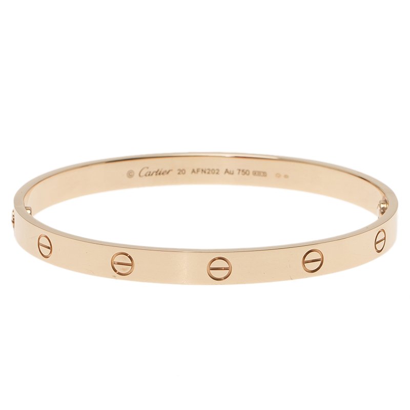 Cartier Love Rose Gold Bracelet 20cm 58926 At Best Price Tlc Prevnext