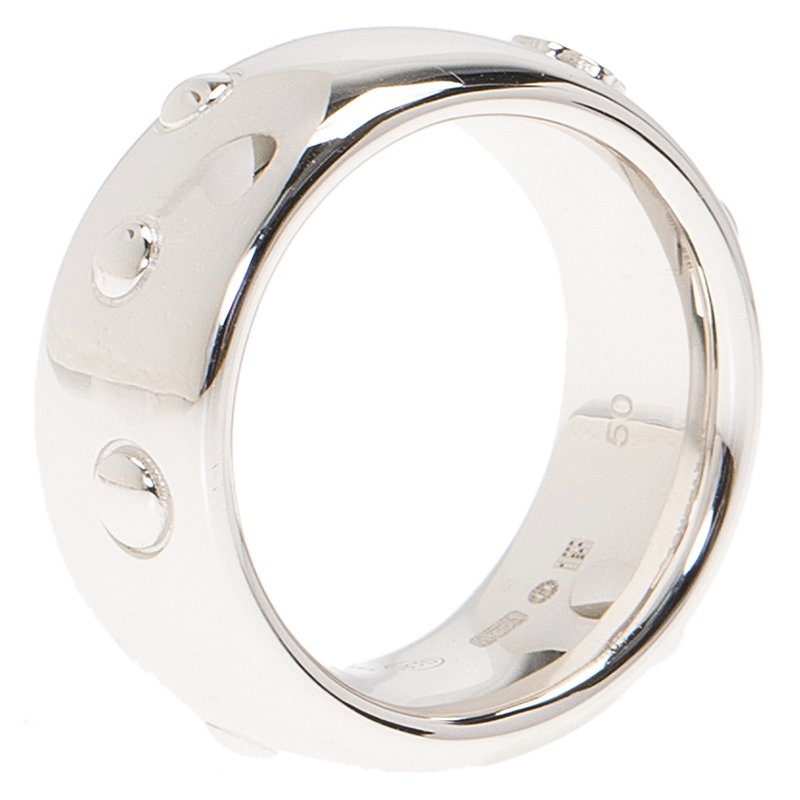 Montblanc Silver Wedding Band Ring 50 Lc Prevnext