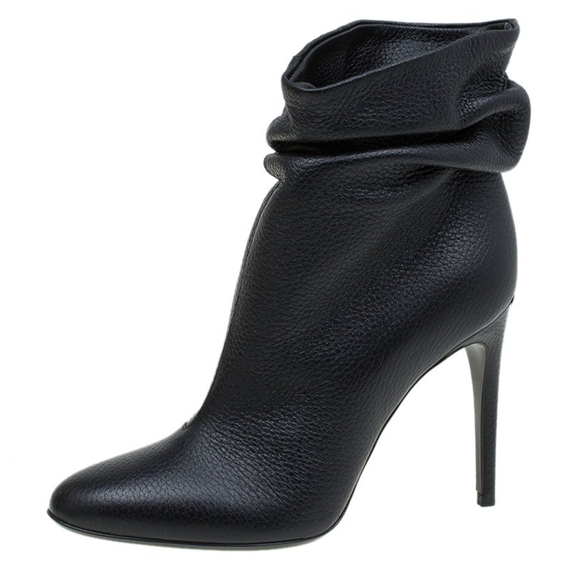 burberry black ankle boots