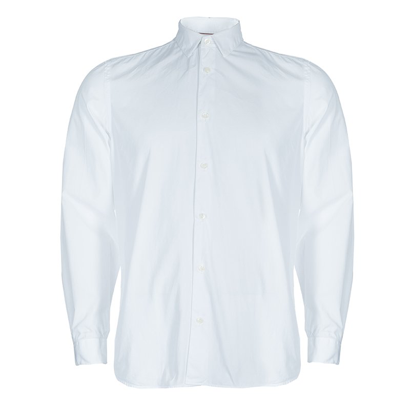 burberry white long sleeve shirt