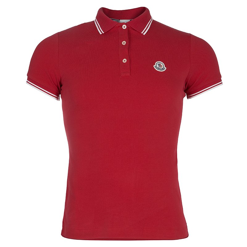 moncler red polo moncler red polo
