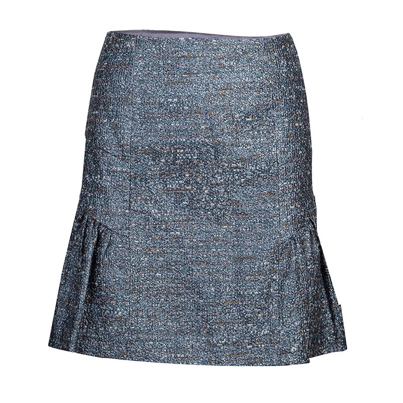Pre Owned RED Valentino Grey Tweed Skirt M
