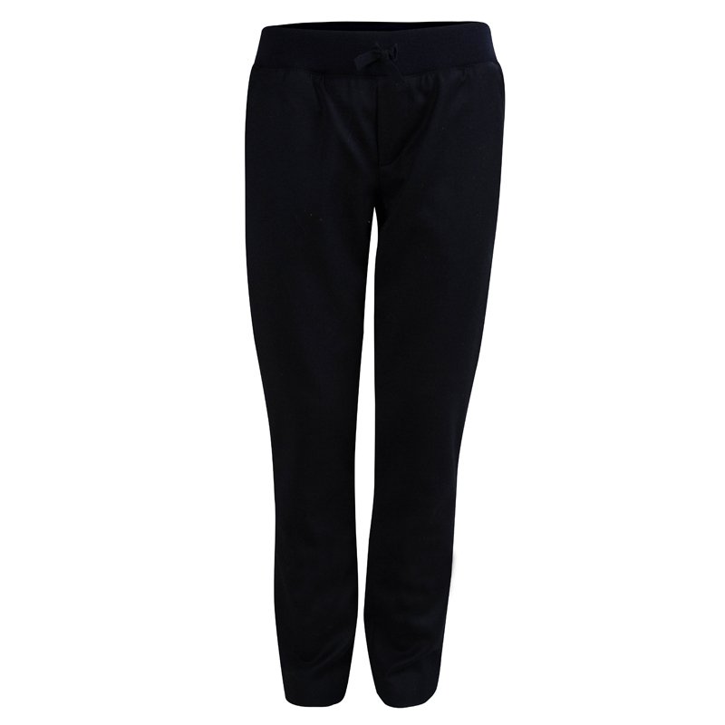 Gucci Navy Blue Elasticized Waist Wool Pants 8 Yrs