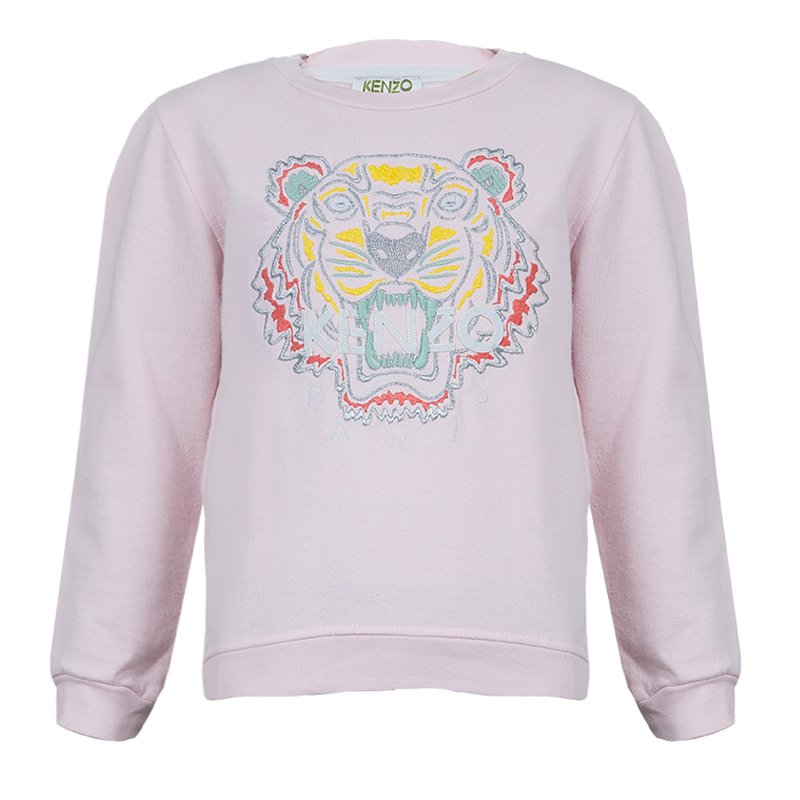 مملوكة مسبقًا سويتشيرت كينزو كيدز وردي مطرز 4 سنوات