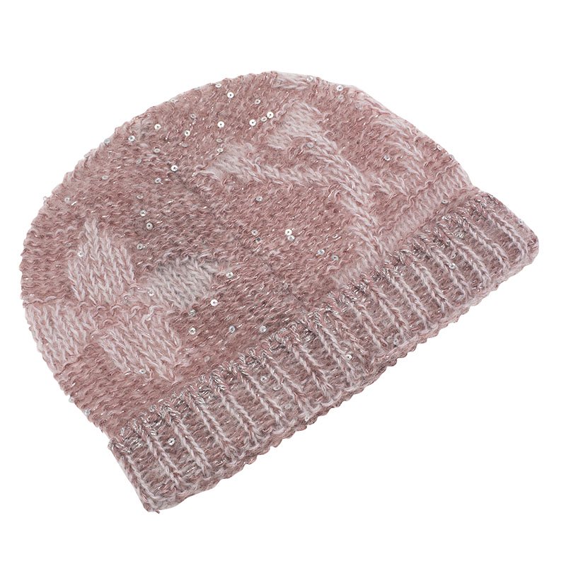 louis vuitton pink beanie