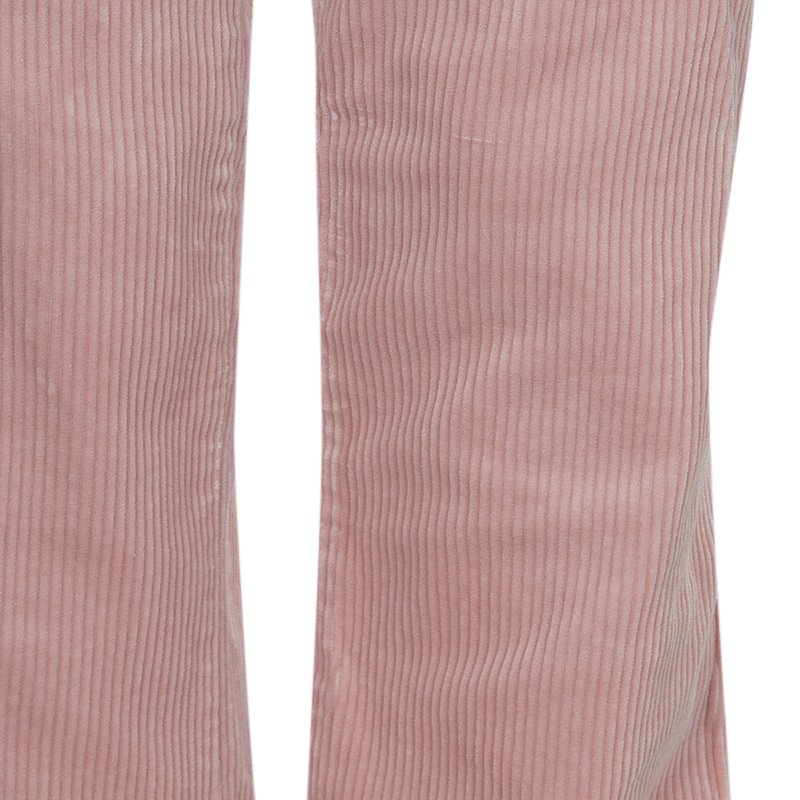 Pre Owned Little Marc Jacobs Pink Corduroy Sailor Pants 10 Yrs