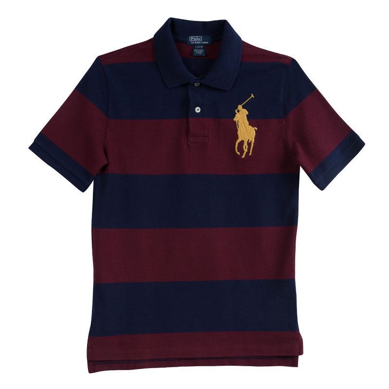 Polo by Ralph Lauren Striped Polo T-Shirt 14-16 Yrs