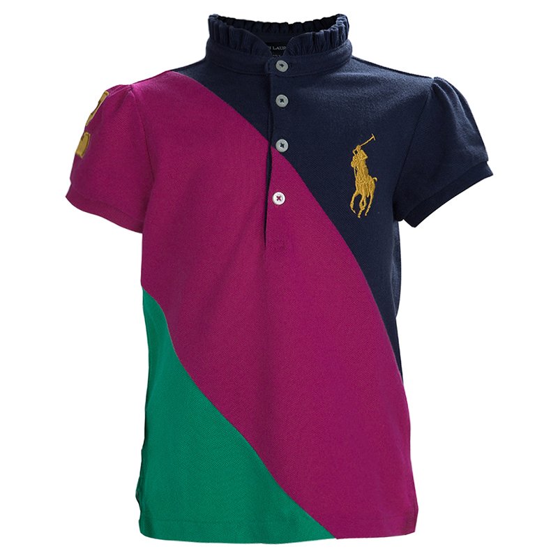Ralph Lauren Multicolor Polo T-Shirt 4 Yrs