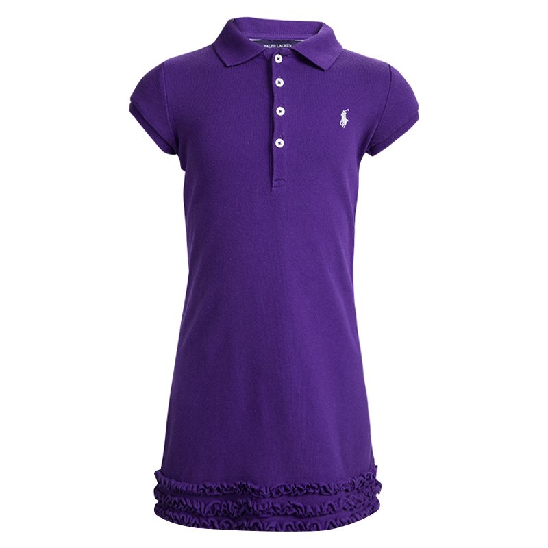 purple polo dress