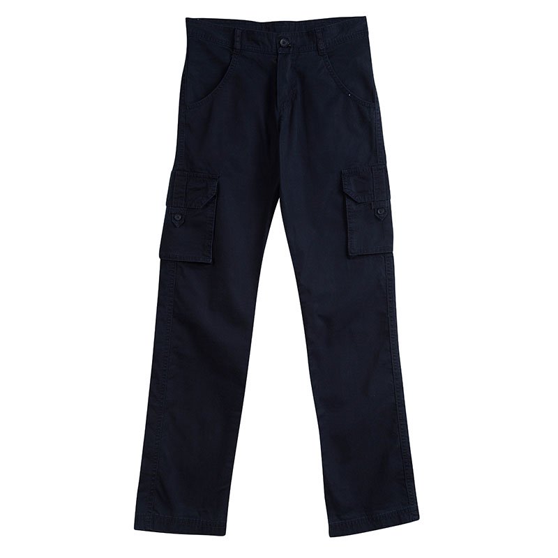 Pre Owned بنطلون باغي تارتين ايه شوكولا قطن أزرق كحلي 10 سنوات