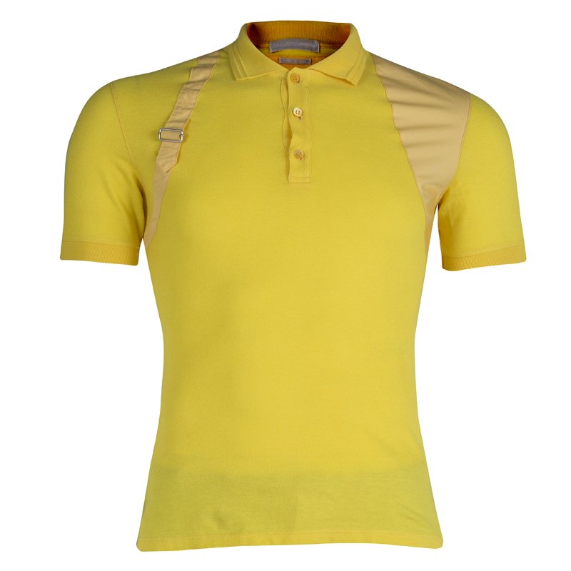 yellow alexander mcqueen t shirt
