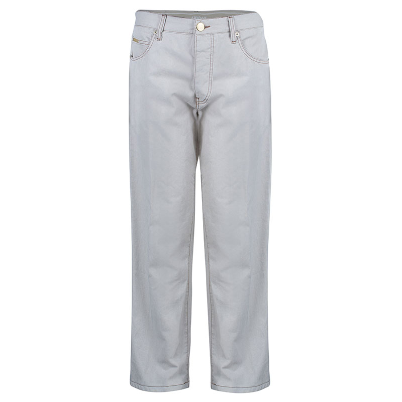 Pre Owned Armani Collezioni J07 Relaxed Fit Denim Jeans M/L