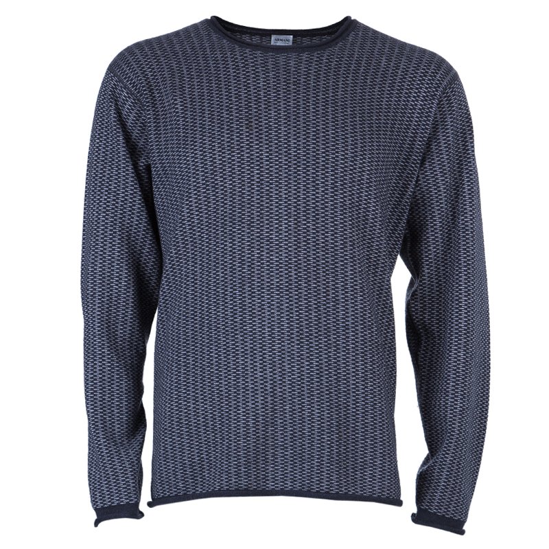 Armani Collezioni Men's Grey Cashmere Sweater XXL