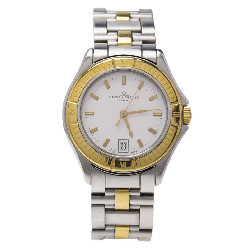 Baume & Mercier Two Tone Stainless Steel MV045045 Men's Wristwatch 36MM