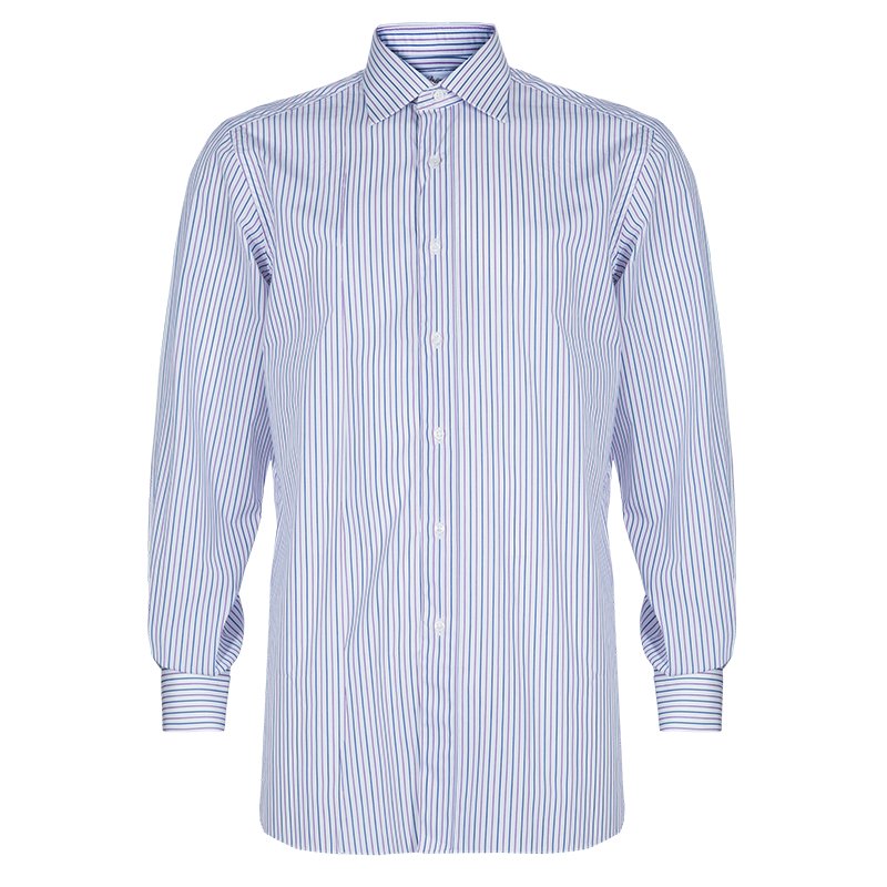 Pre Owned Brioni Multicolor Striped Shirt L