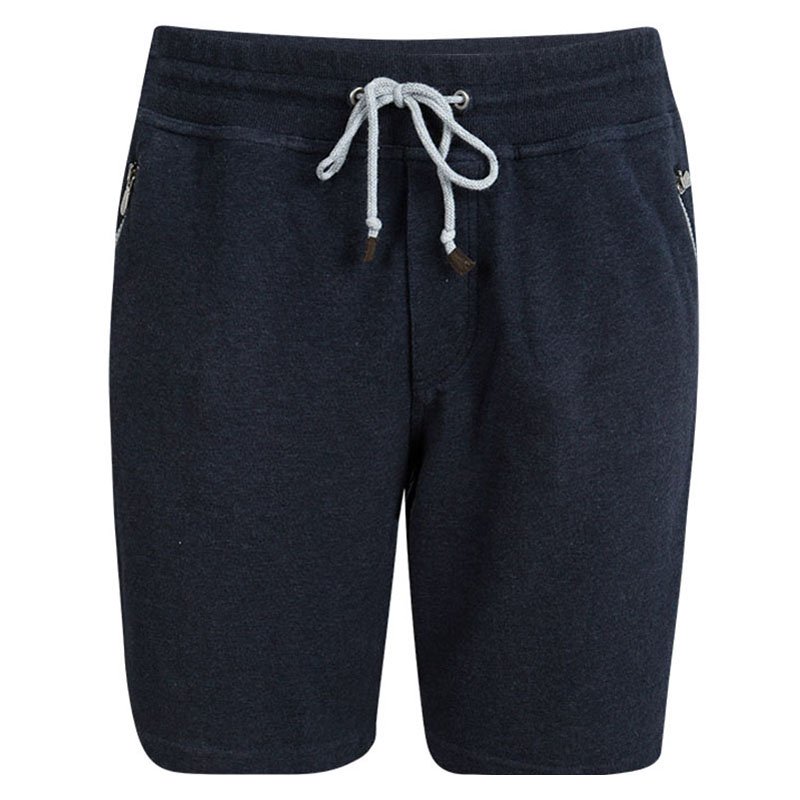 Pre Owned Brunello Cucinelli Dark Blue Zip Pocket Detail Shorts L