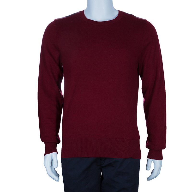 burberry sweater mens red