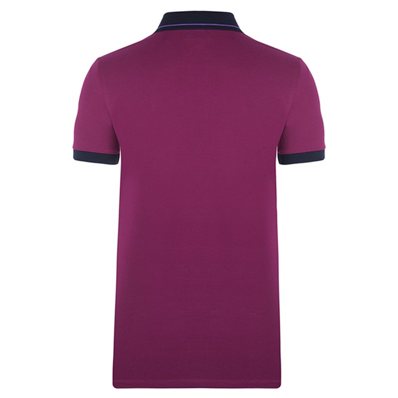 burberry polo shirt purple