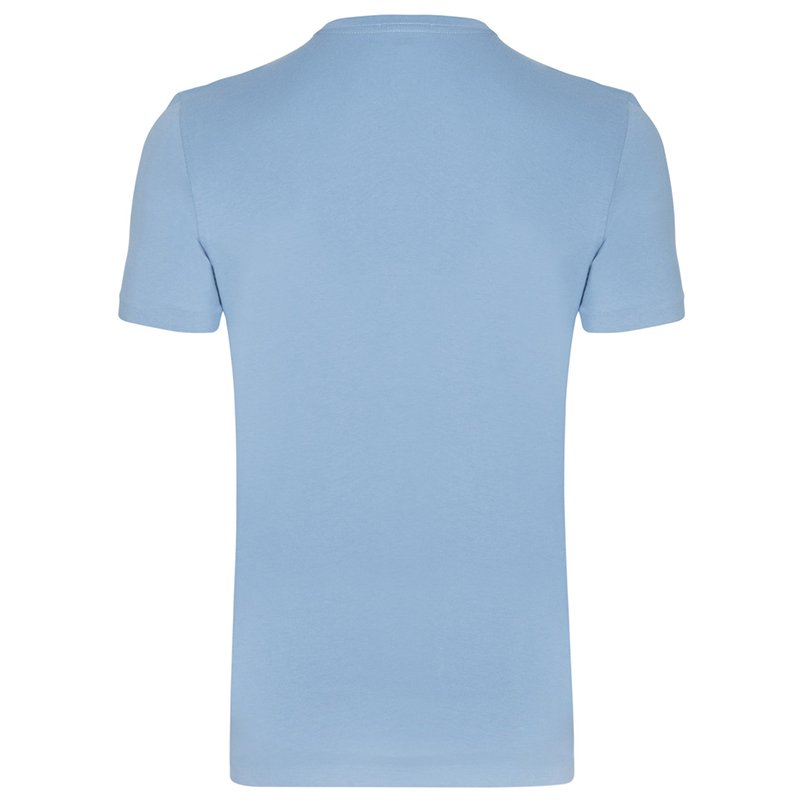 sky blue t shirt round neck