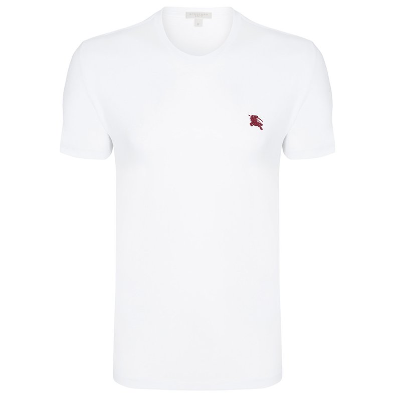 Burberry Brit White Crew Neck Cotton Tshirt XL