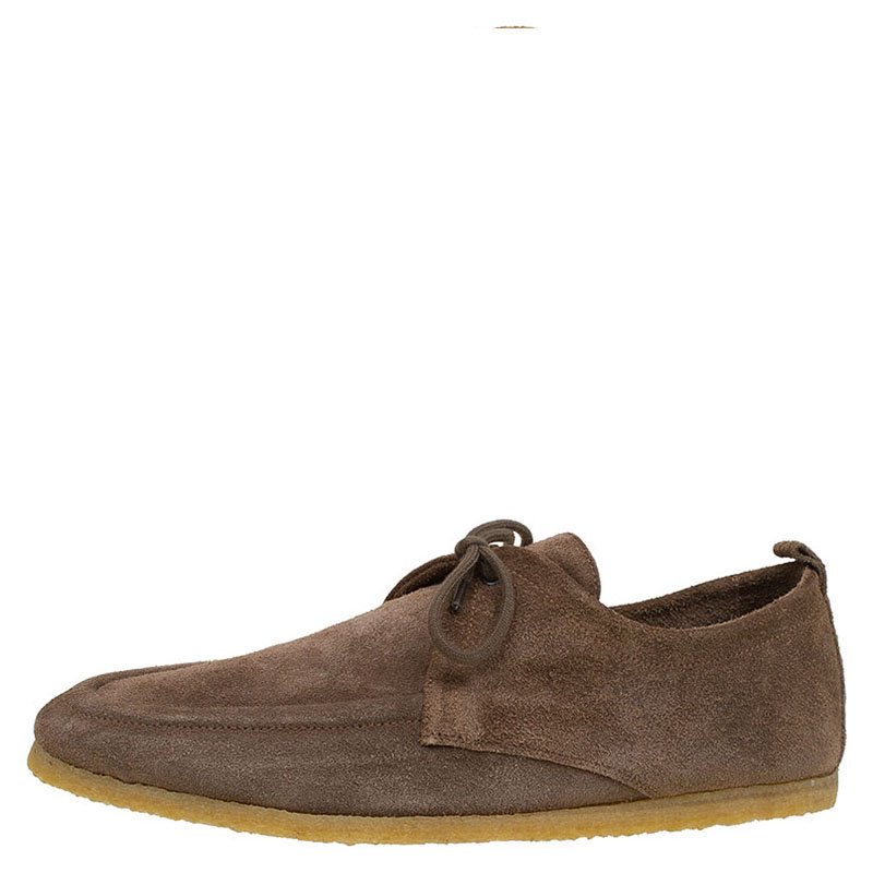 Burberry Brown Suede Tobias Loafers Size 43