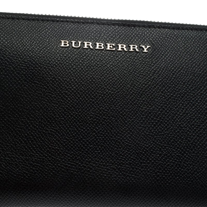 Leather wallet Burberry Black in Leather - 34567635