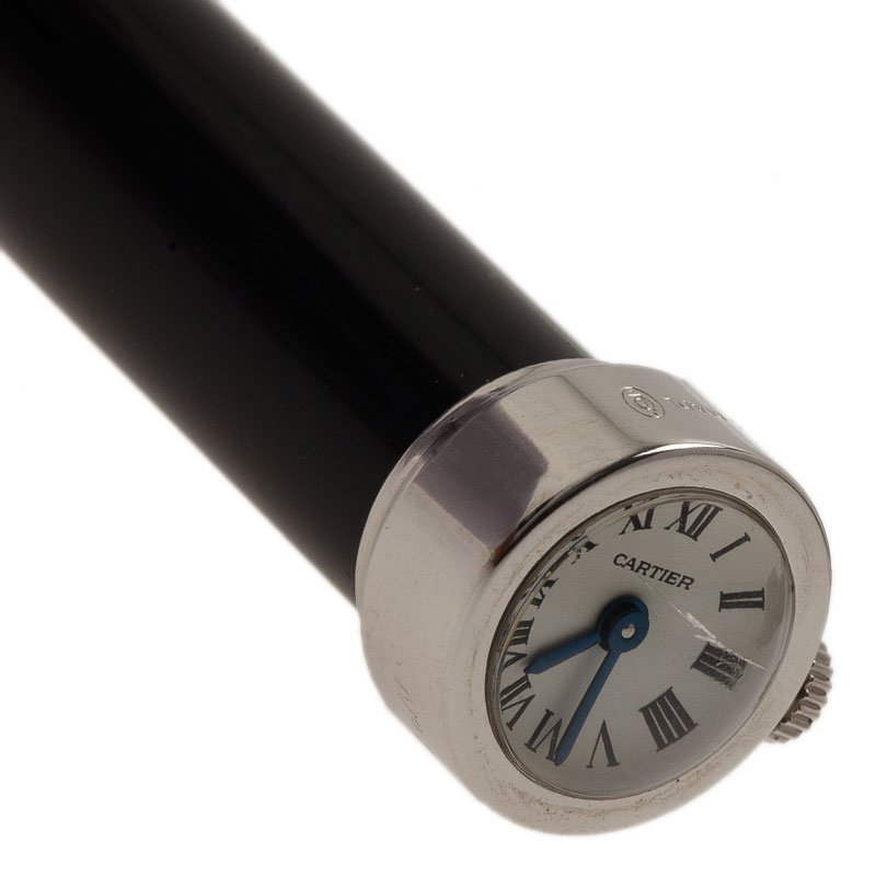 cartier pen with clock
