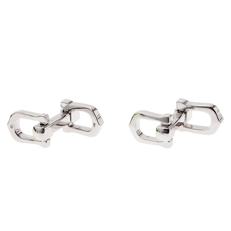 Cartier Silver Pasha Cufflinks 
