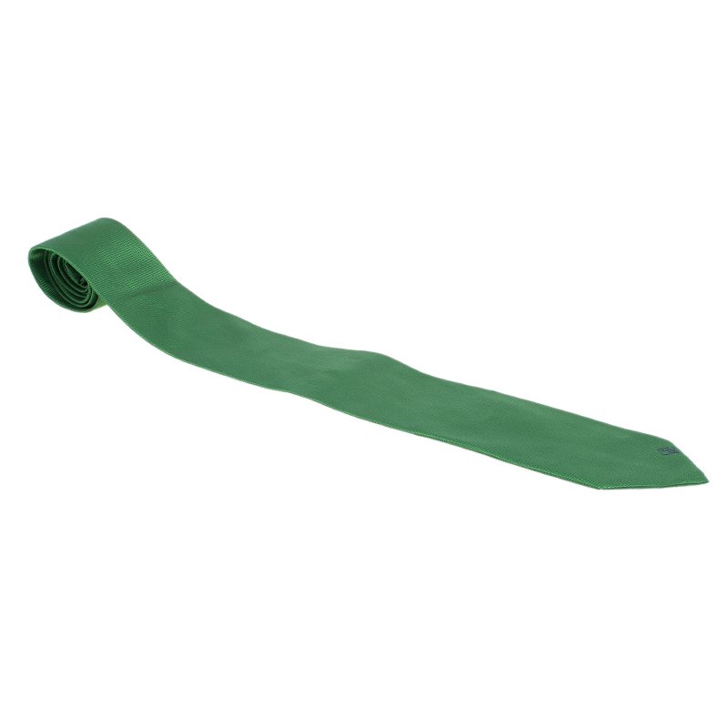 مملوكة مسبقًا CH Carolina Herrera Green Silk Tie
