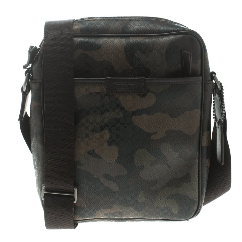 coach camouflage bag