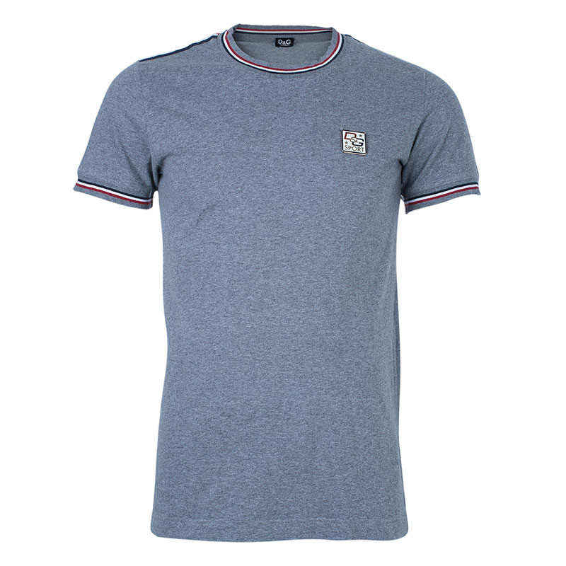 Pre Owned D and G Men's Gray T-Shirt M