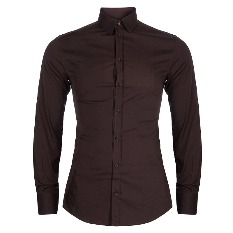 Dolce & Gabbana Men's Brown Shirt S