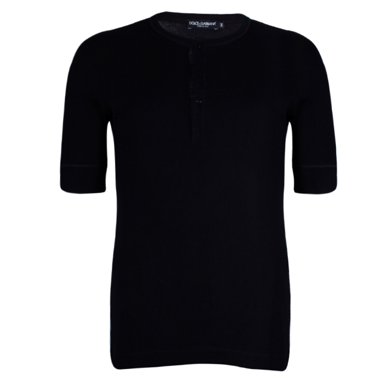 dolce and gabbana mens black t shirt