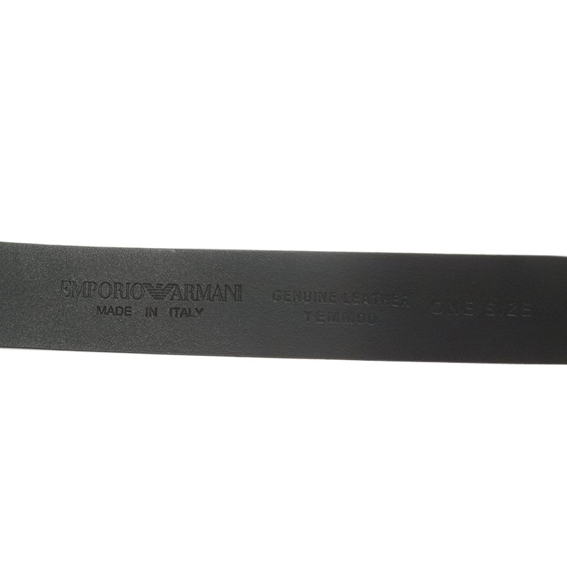 Emporio Armani Emporio Armani Belt With Shaped Eagle Buckle - Stylemyle